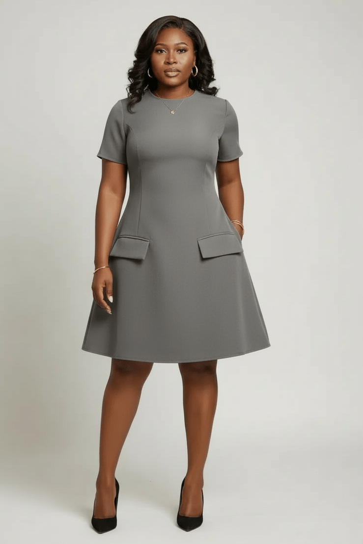 Midi Office Dress  Tunii Woman