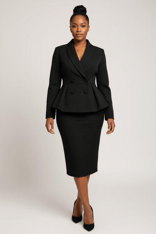 Classy Top and Skirt Set 